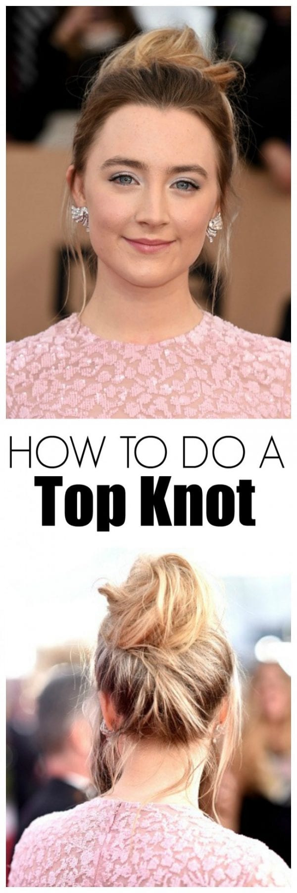 I've always wondered how to do a top knot and make it look like I didn't even try. You know the look I'm talking about? Here are a few how-to's for you.